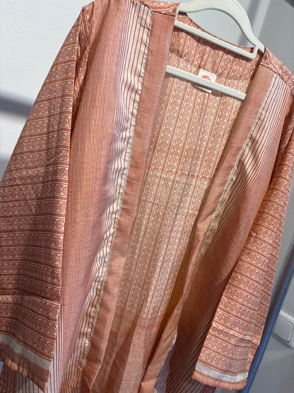Zijden kimono halflang