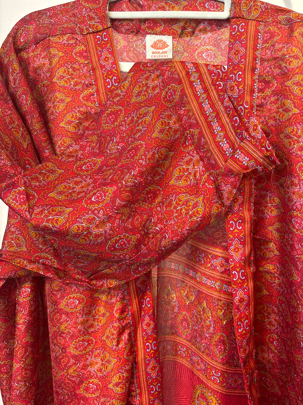 Zijden kimono halflang