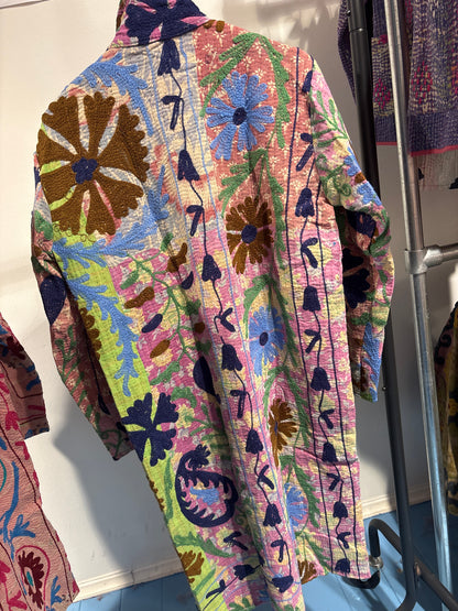 Lange katoenen Kantha