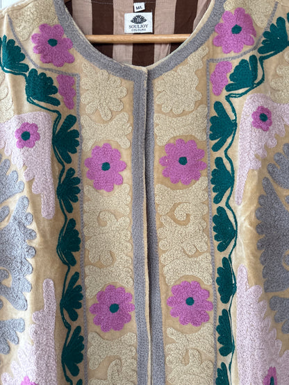 Fluweel gilet -L