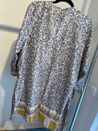 Zijden kimono halflang