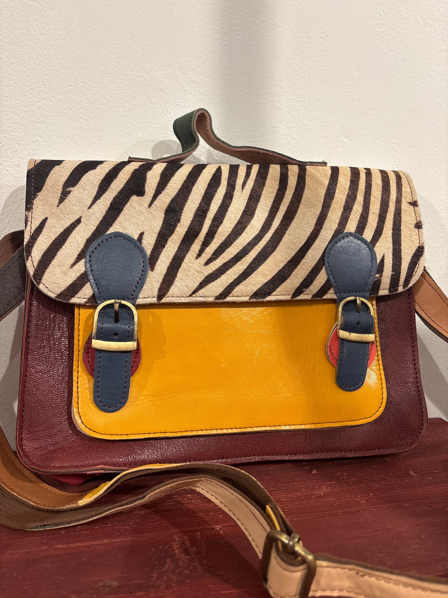 Tas van recycled leer