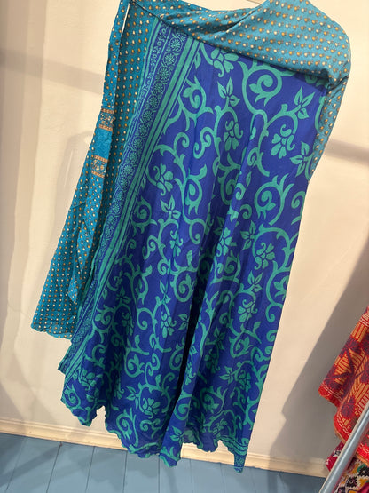 Rok wikkel recycled sari