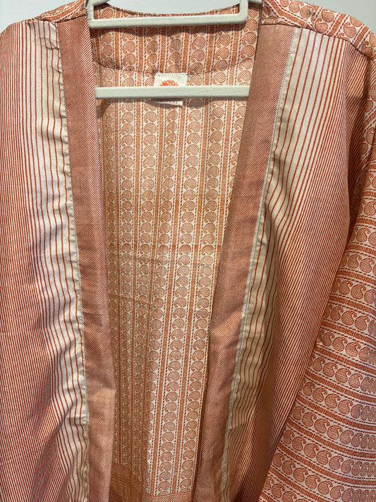 Zijden kimono halflang