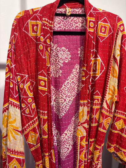 Lange Kantha  kimono