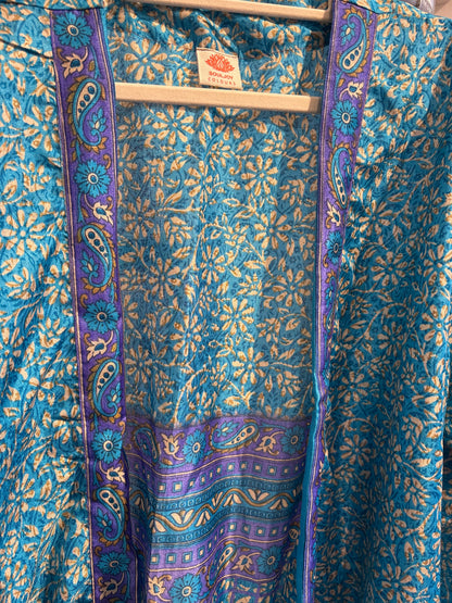 Zijden kimono halflang
