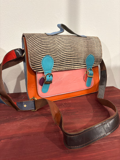 Tas van recycled leer