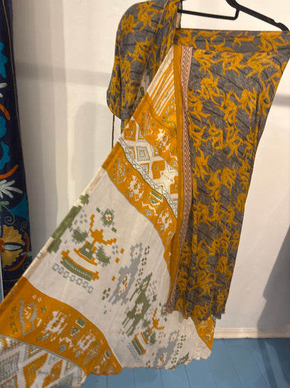Rok wikkel recycled sari