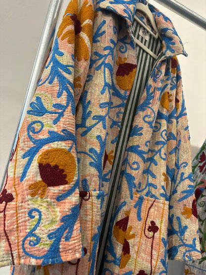 Lange katoenen Kantha