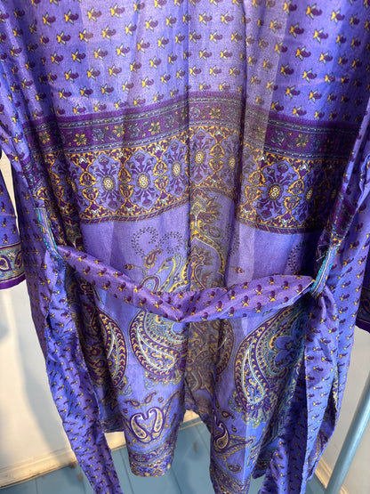 Zijden kimono halflang