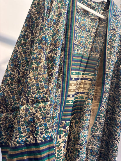 Zijden kimono halflang