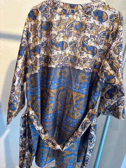 Zijden kimono halflang