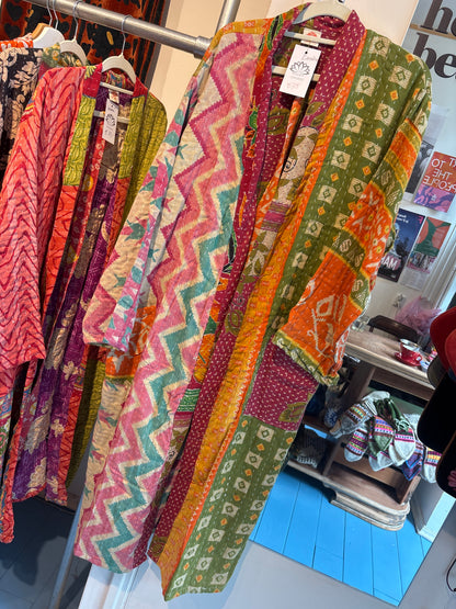 Lange Kantha  kimono