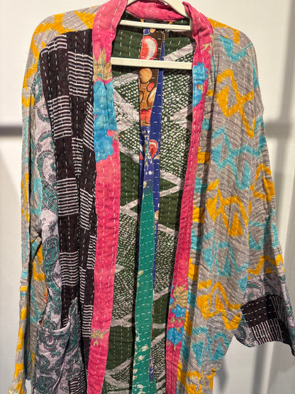 Lange Kantha  kimono