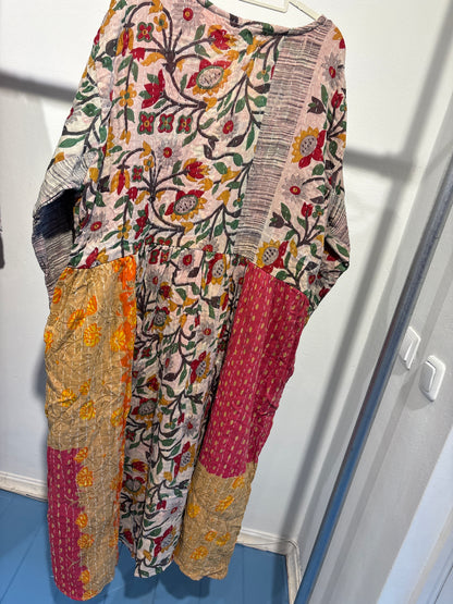 Kantha jurk lang- groot