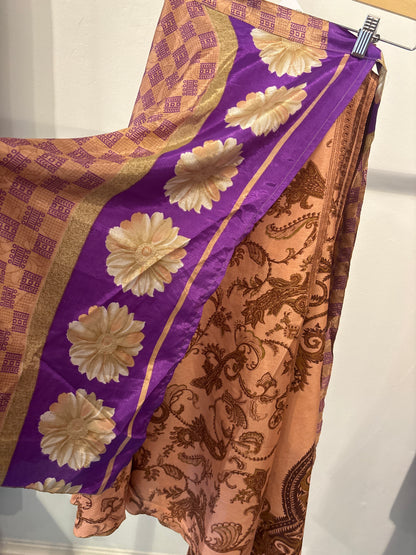 Rok wikkel recycled sari