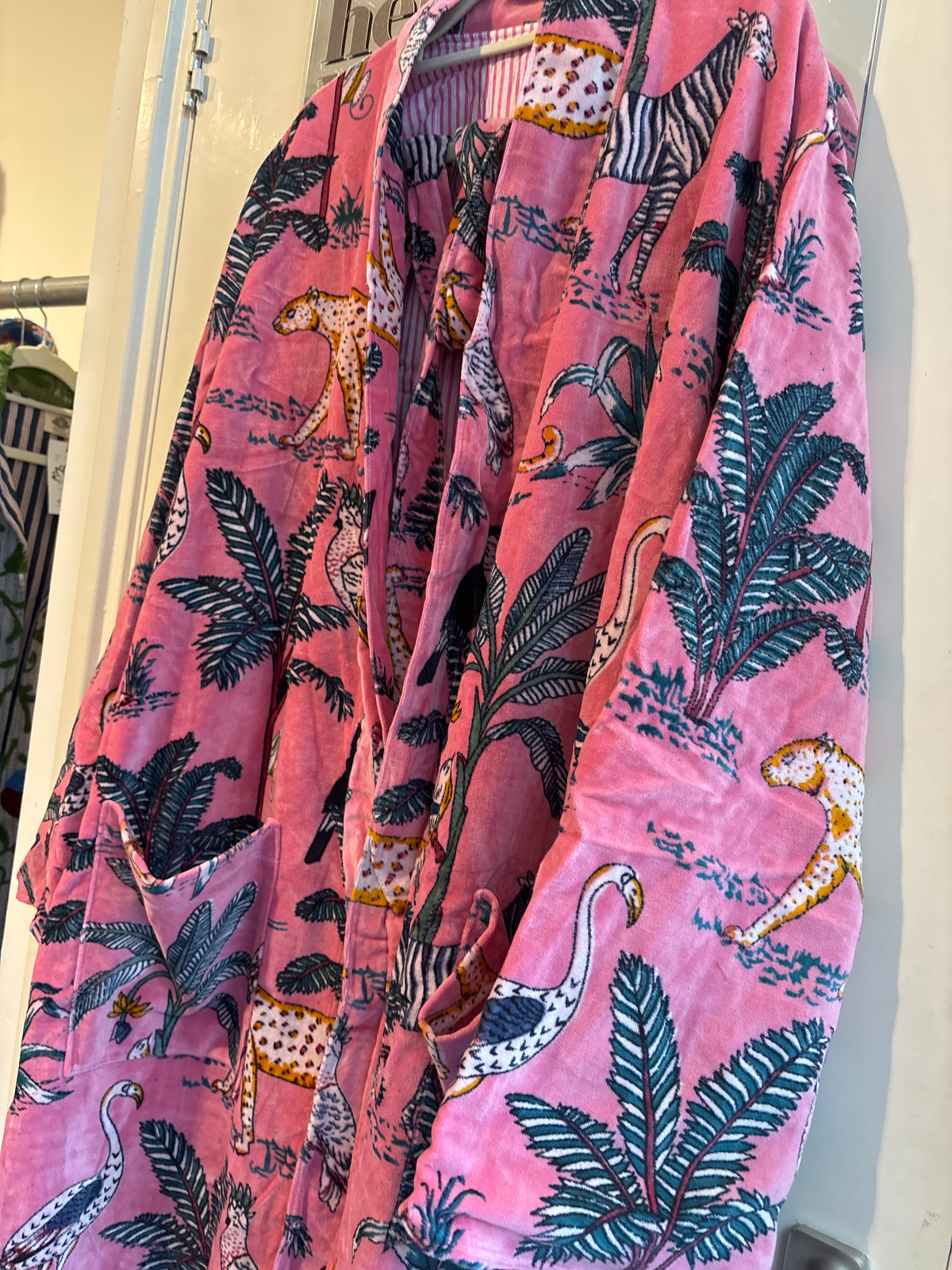 Fluwelen kimono- groot