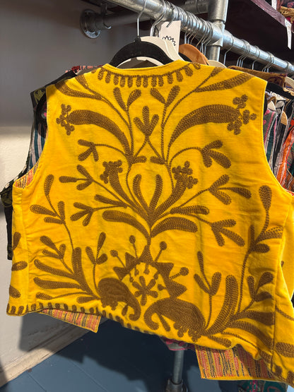 Gilet fluweel suzani-ruim