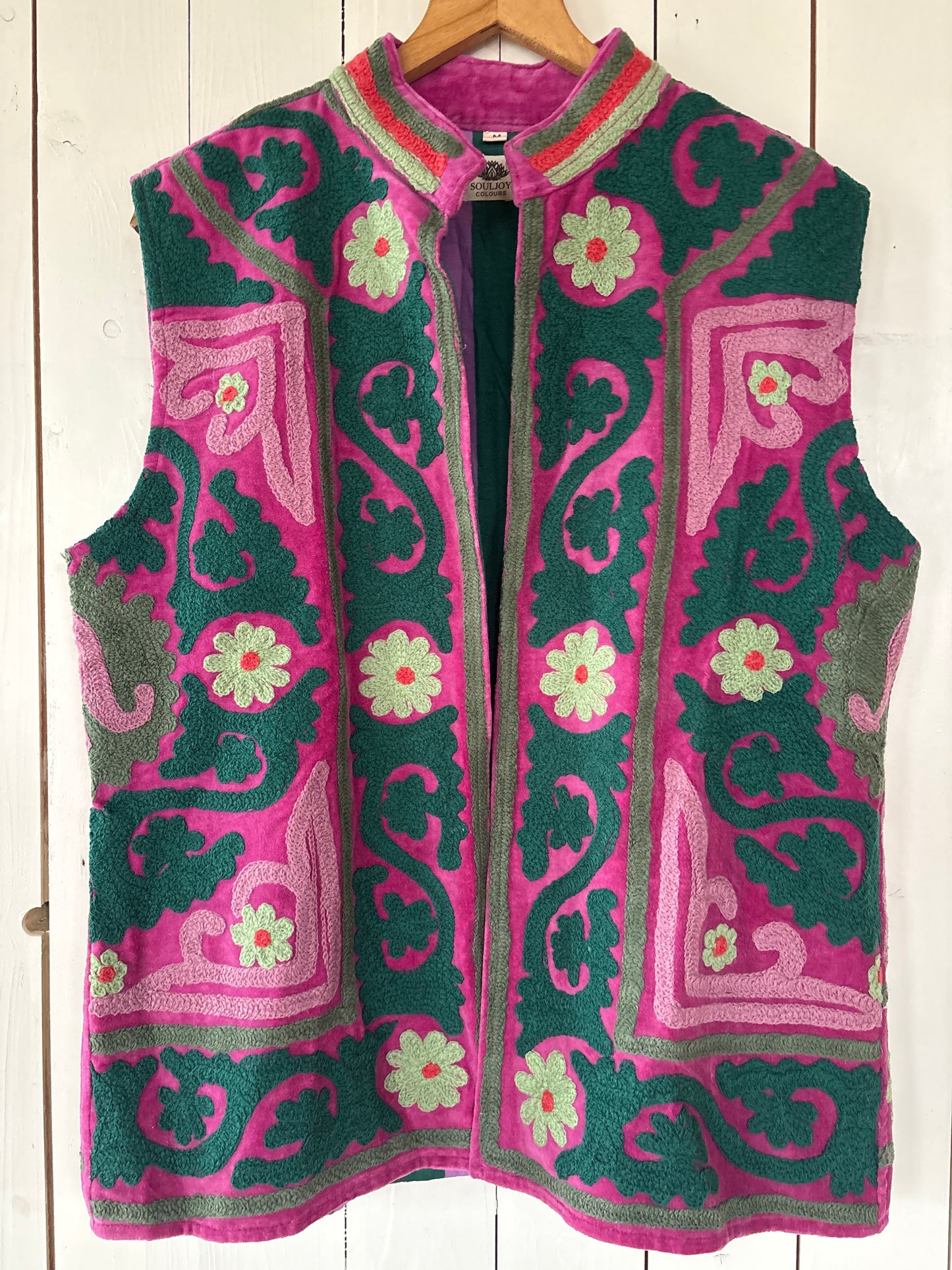 Fluwelen gilet -M