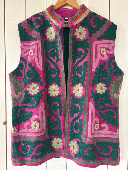 Fluwelen gilet -M