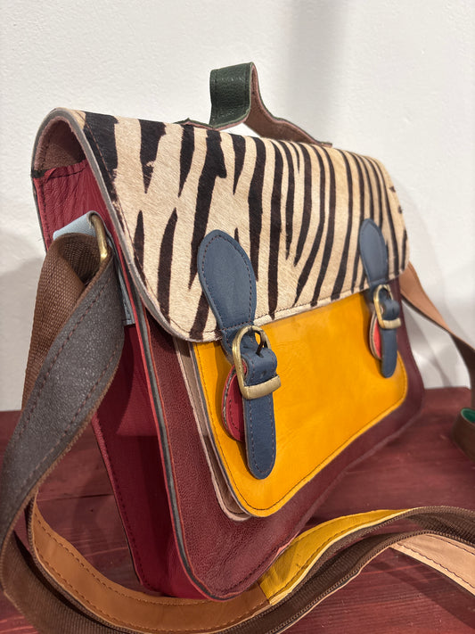 Tas van recycled leer