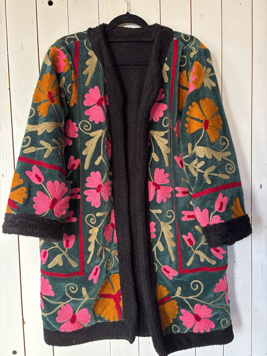 Suzani jas lang met teddy