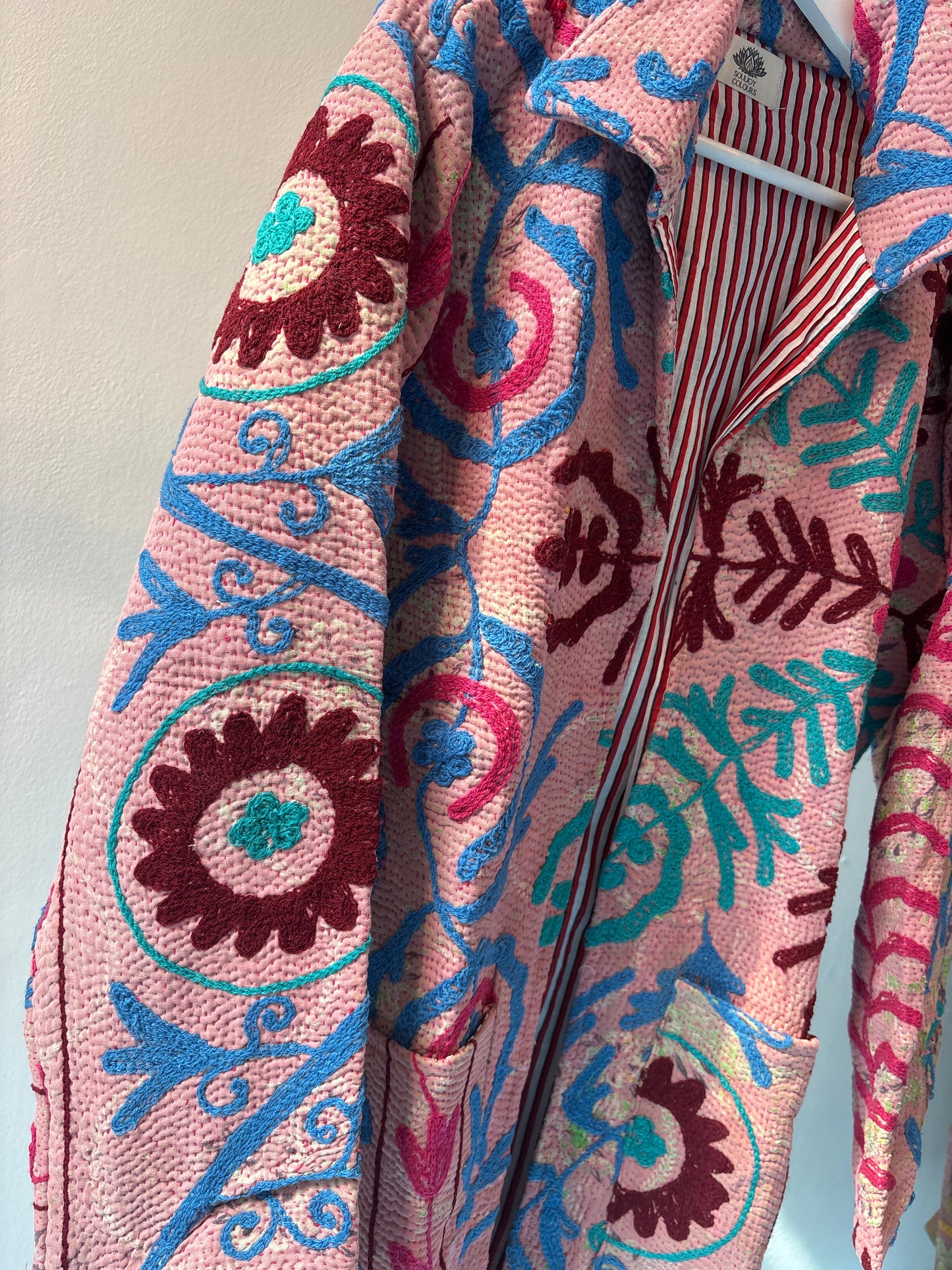 Lange katoenen Kantha
