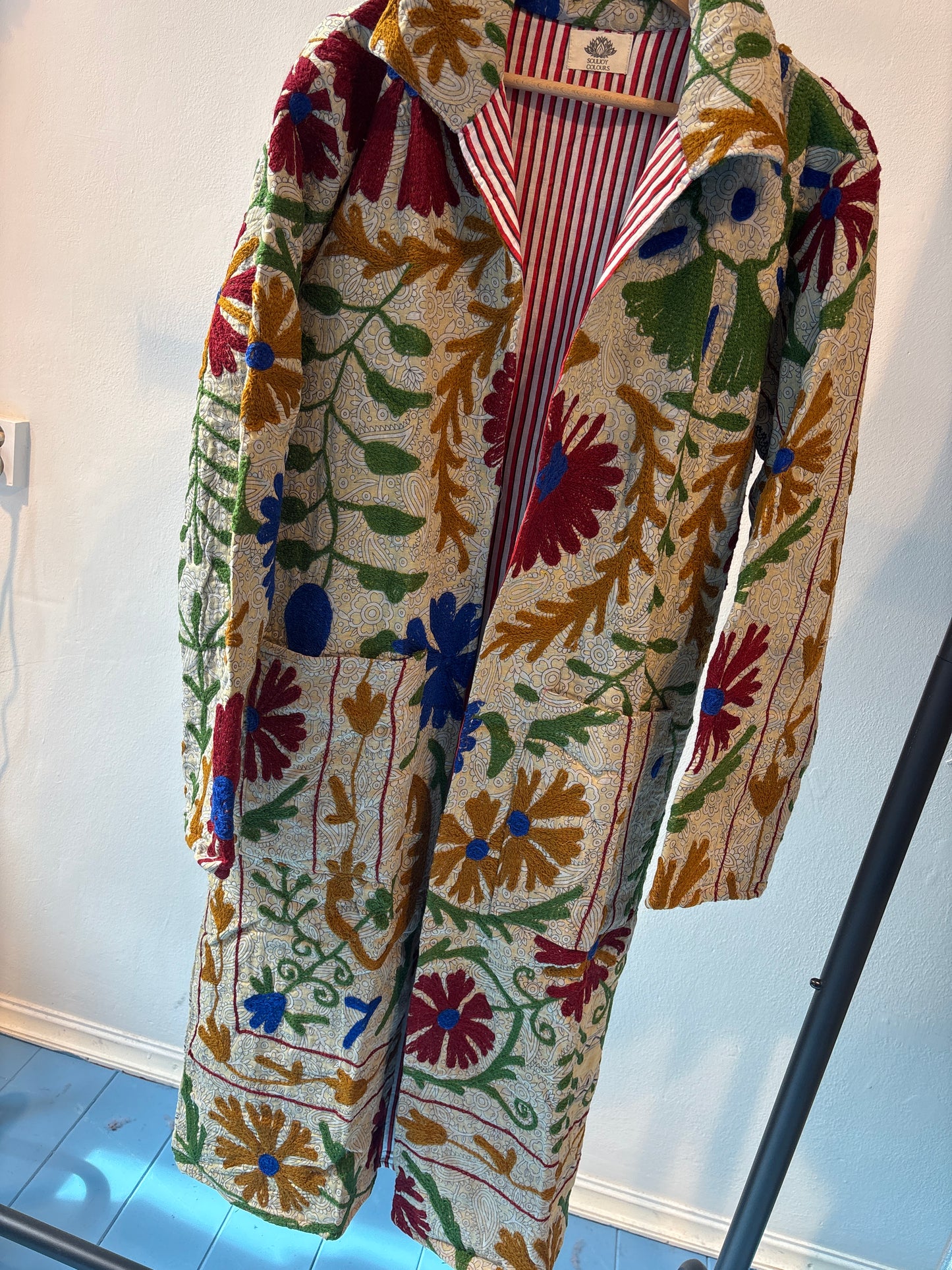Lange katoenen Kantha