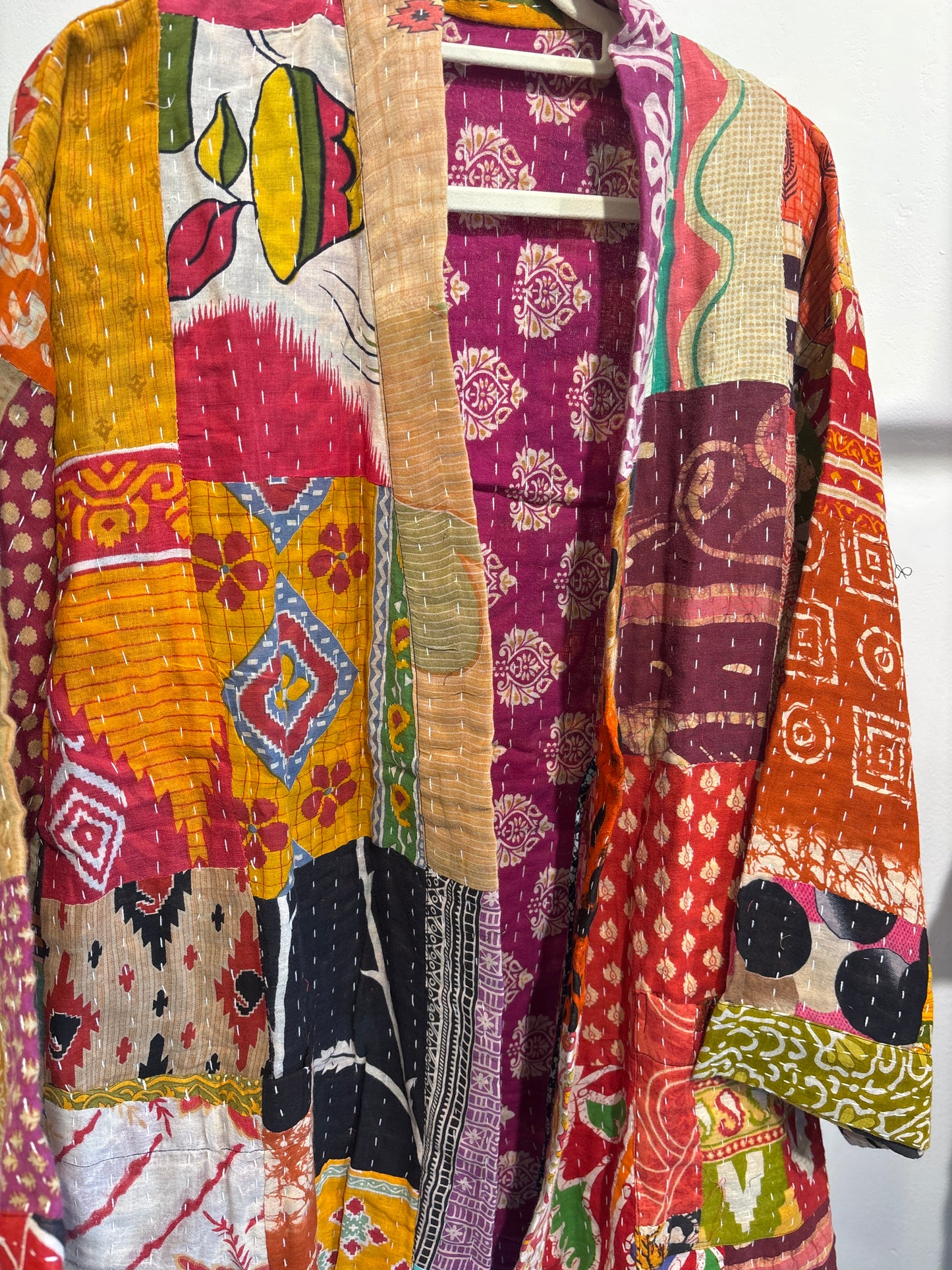 Kimono jasje Kantha quilt