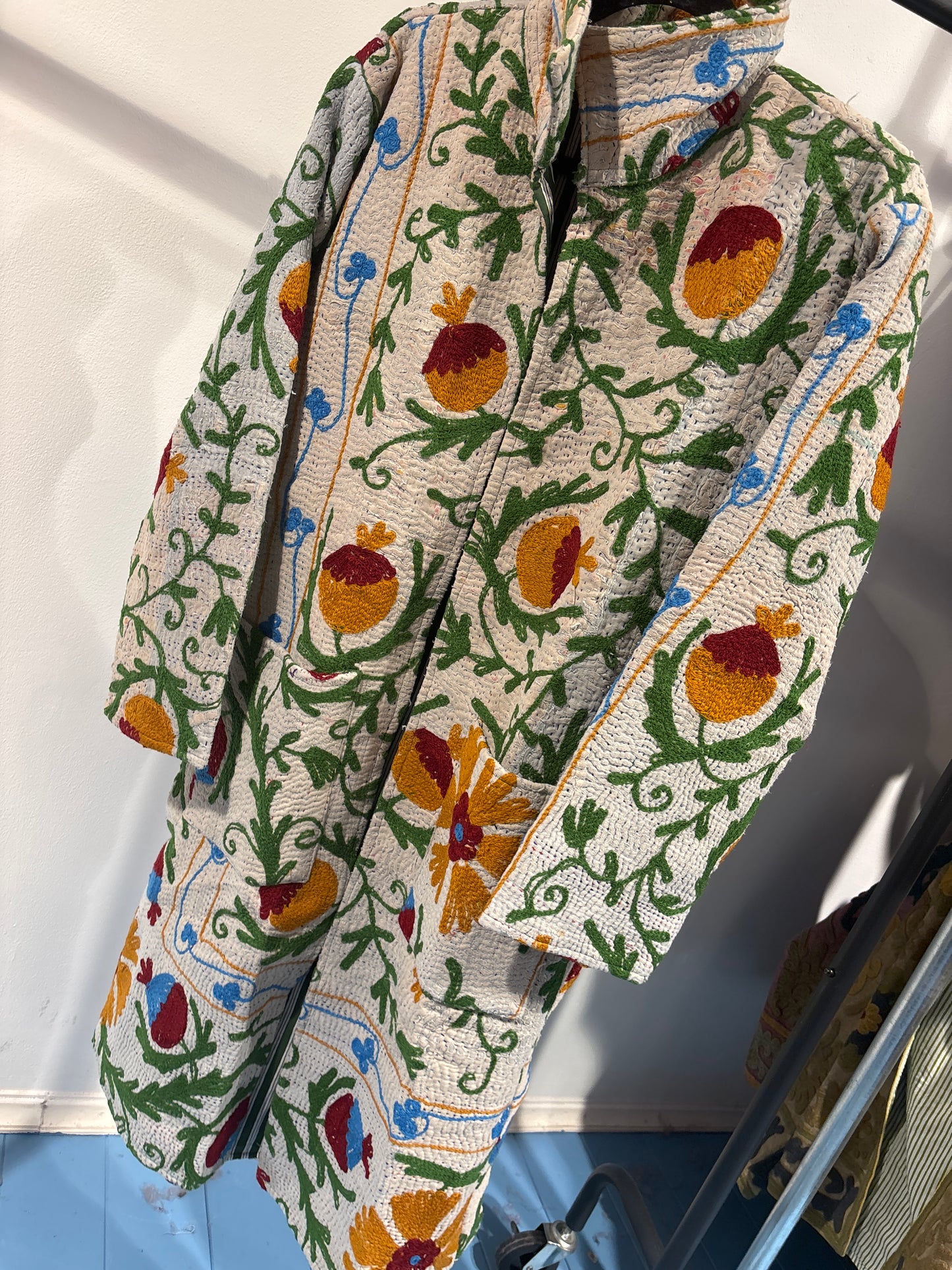 Lange katoenen Kantha