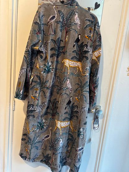 Fluwelen kimono- groot