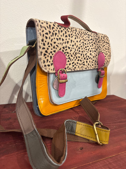 Tas van recycled leer