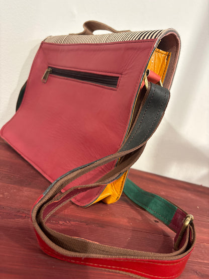 Tas van recycled leer