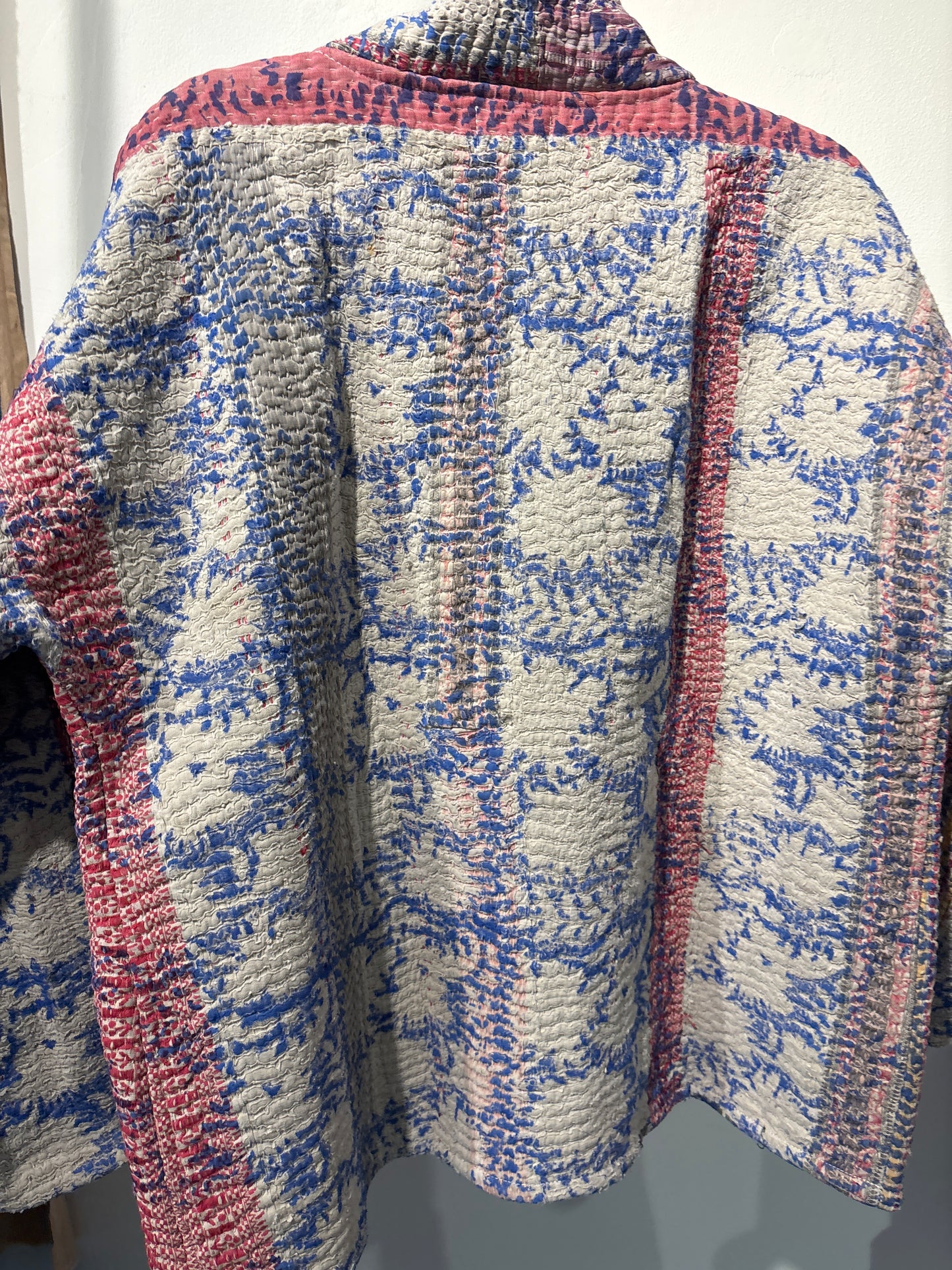 Kantha Blockprint jas-2 kanten