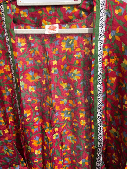 Recycled silk kimono lang