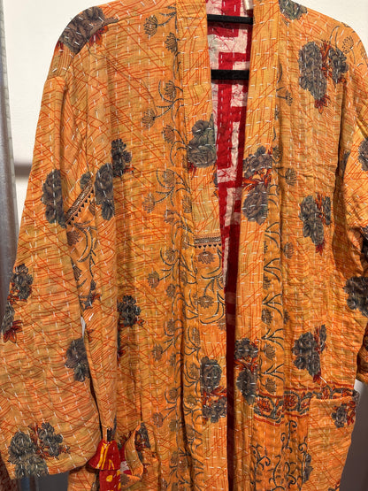 Lange Kantha  kimono