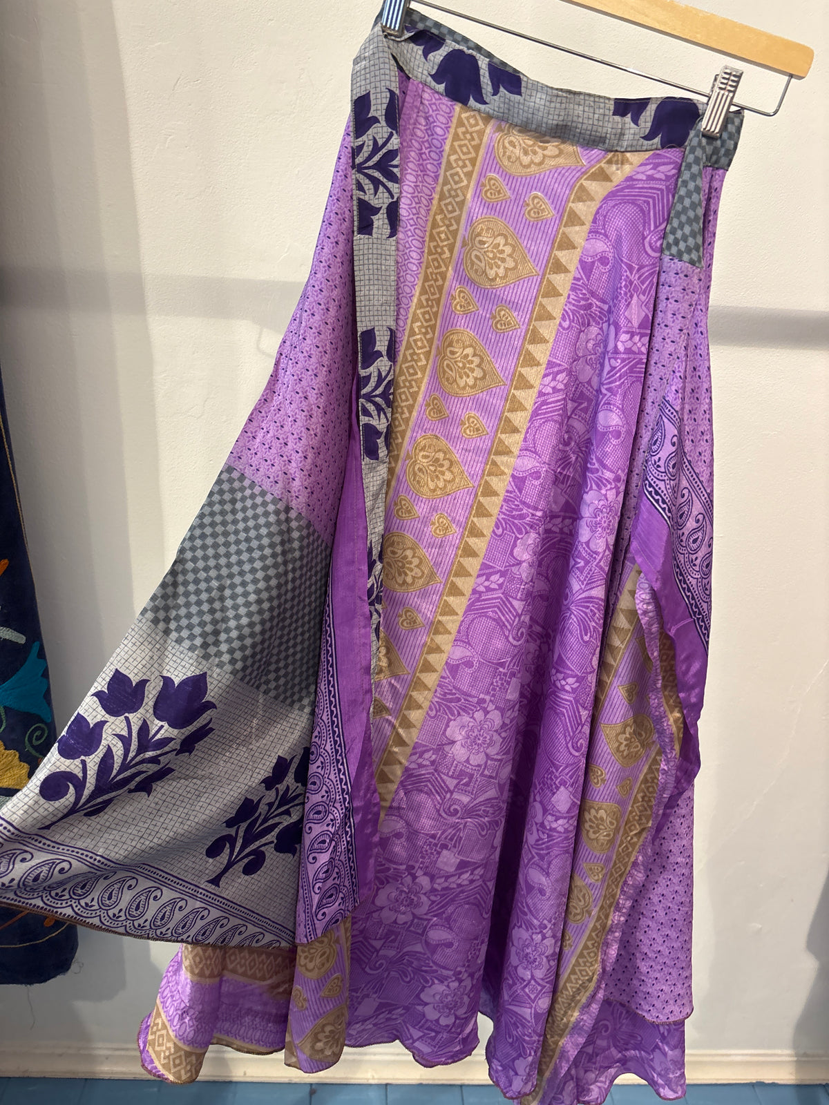 Rok wikkel recycled sari