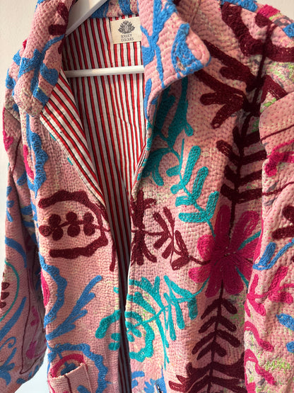Lange katoenen Kantha