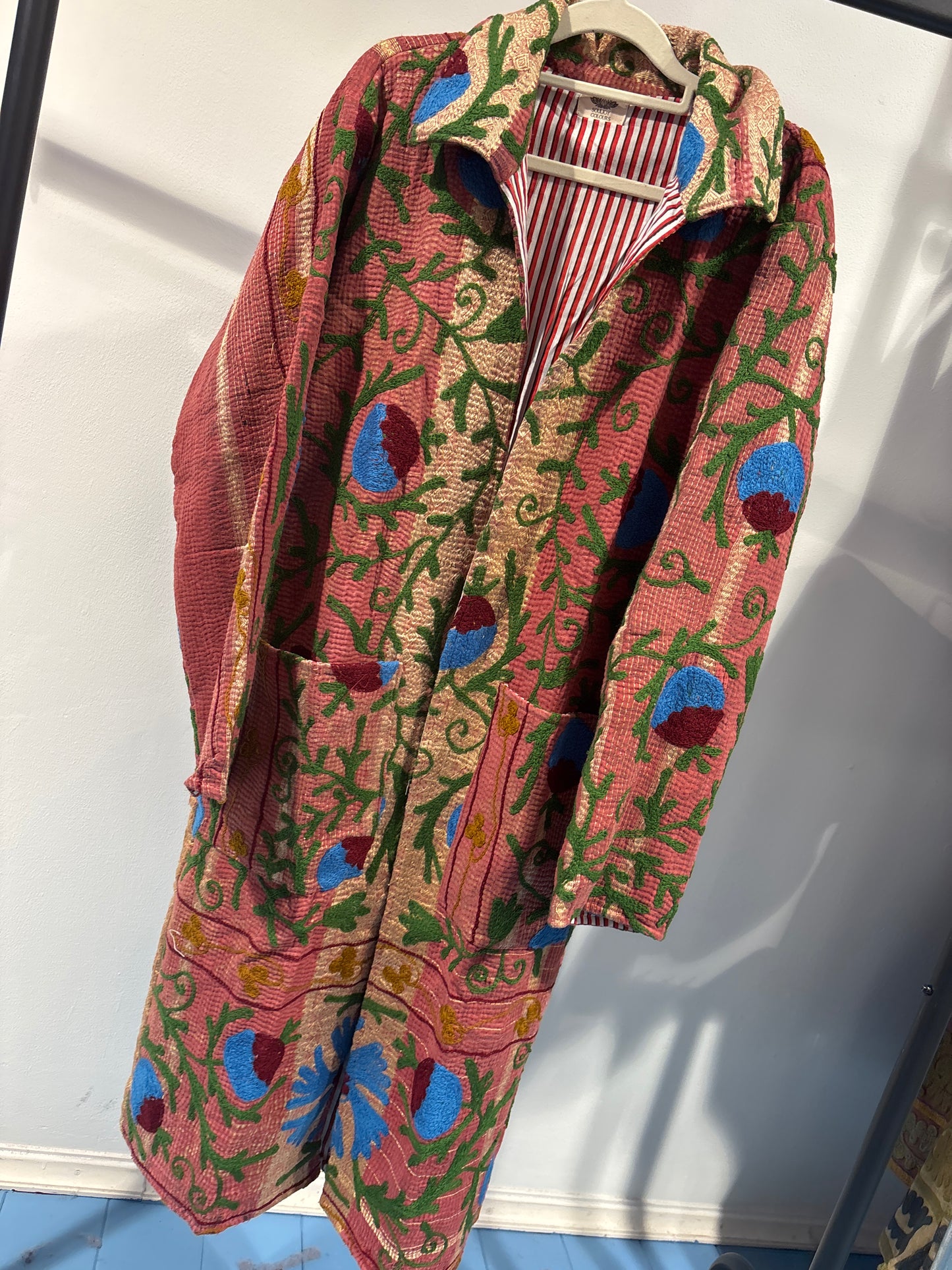 Lange katoenen Kantha
