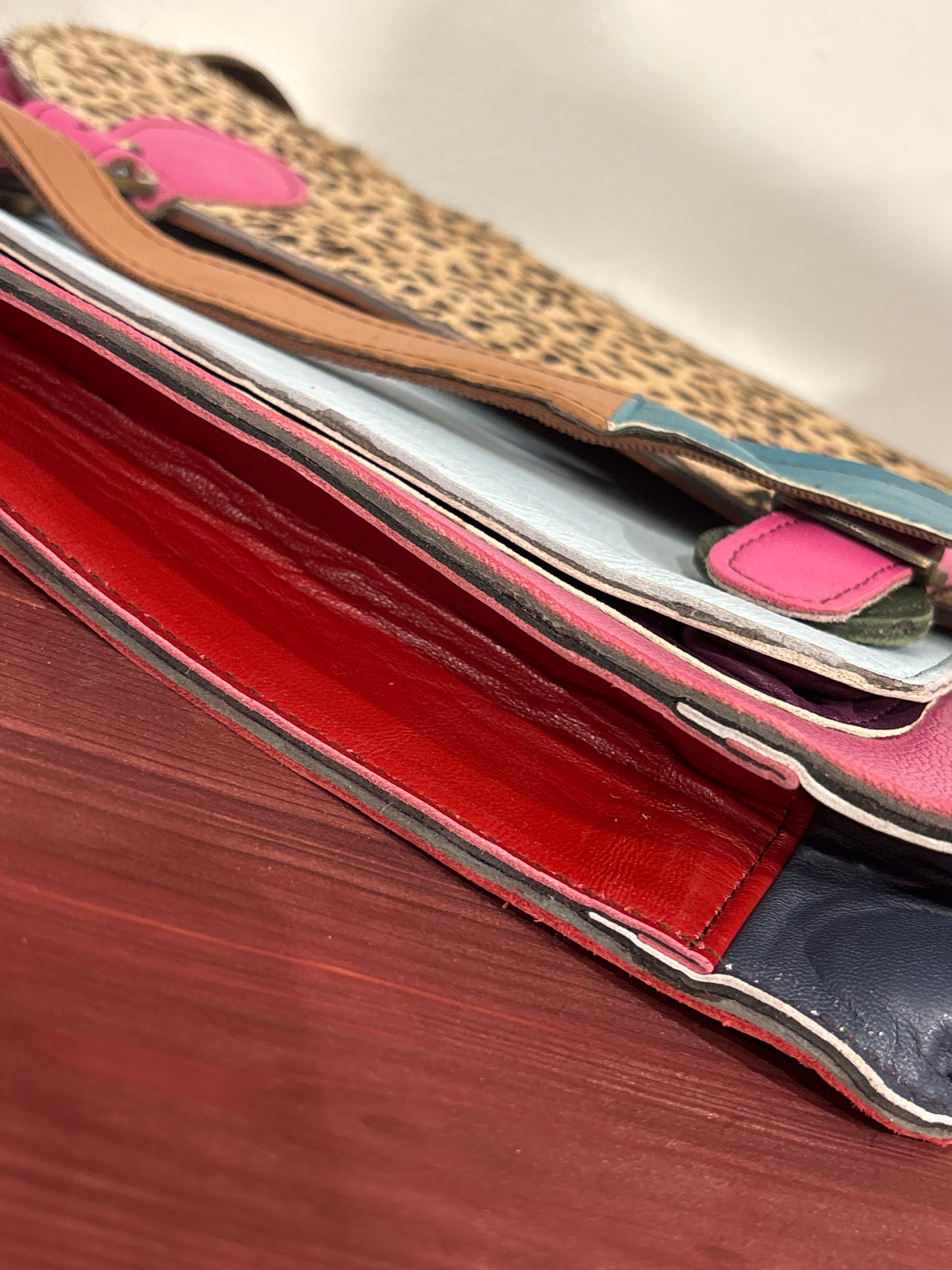 Tas van recycled leer