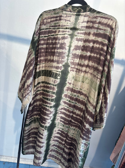 Kimono tie dye halflang