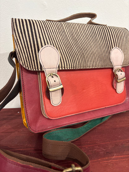 Tas van recycled leer