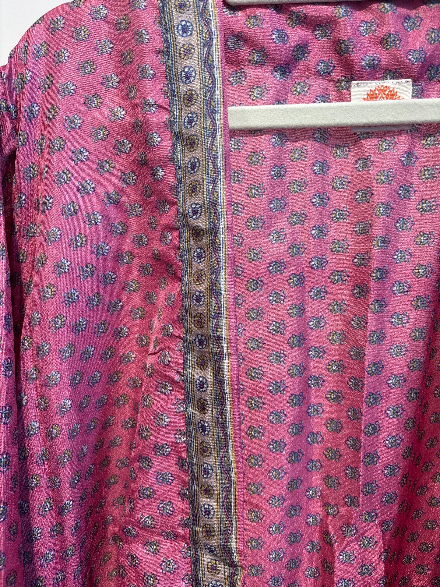 Zijden kimono halflang