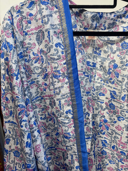 Recycled silk kimono lang