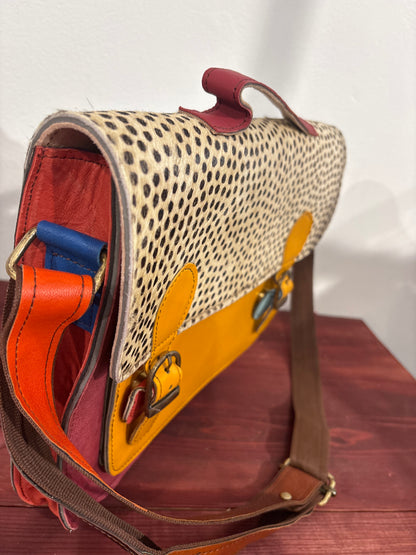 Tas van recycled leer