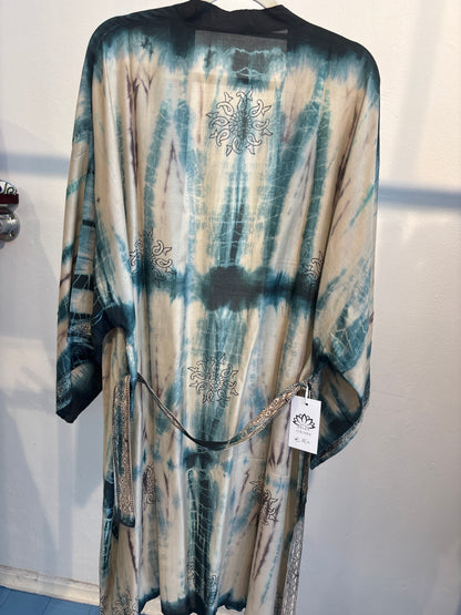 Kimono tie dye halflang