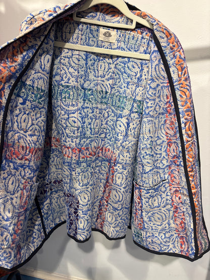 Kantha Blockprint jas-2 kanten