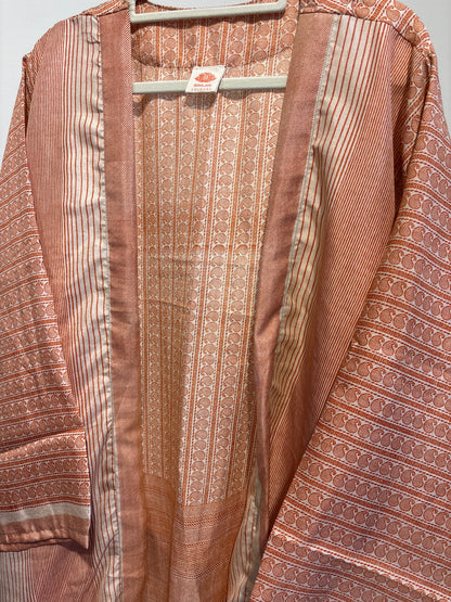 Zijden kimono halflang