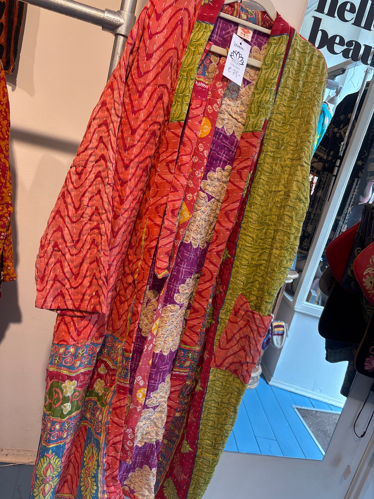 Lange Kantha  kimono