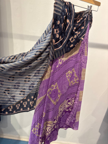 Rok wikkel recycled sari
